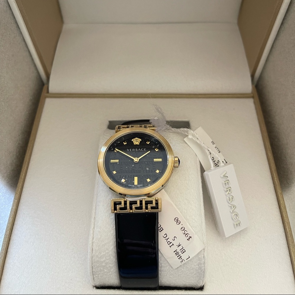 Versace Meander Watch, 34mm (NWT)